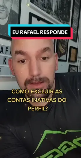 COMO EXCLUIR AS CONTAS BANIDAS DO PERFIL ? #eurafaelresponde #comocrescernotiktok #agoravocêsabe #contas 