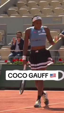 Coco Gauff is always ready for anything! 💪 #RolandGarros #Tennis #SportsTikTok #USA 