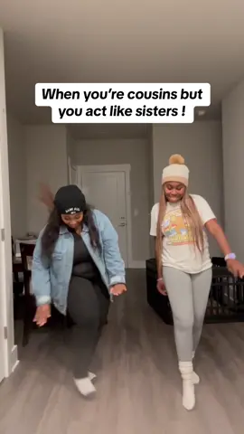 When you’re cousins but you act like sisters ! 🤞🏽🤍 @Missy_  #sistercousins #viral #LeftRightChallenge #tiktokdance #trendingsound #fyp 