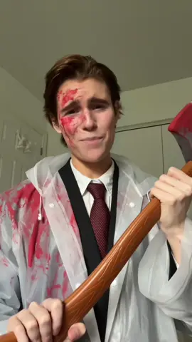 hey paul happy halloween #patrickbateman #halloweencostume #halloween #americanpsycho 