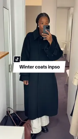 Here is some inspo for coat season - changing room diaries🖤✨ #fashion #wintercoat #wintercoatstyles #simpleoutfit #minimalstyle #minimalfashion #easyfashion #ootdblackgirls 