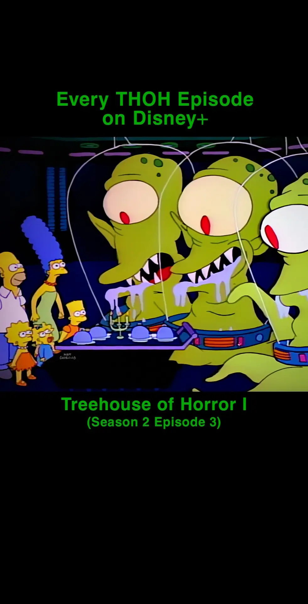 Hours and hours of horrors and horrors! 🎃😱  Stream all these Treehouse of Horror episodes of #TheSimpsons now only on #DisneyPlus.  #Hallowstream #Disney100 