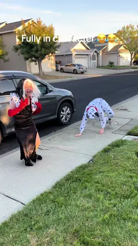 The things I do for my niece 😂 #halloween #cruelladevil #101dalmatians 