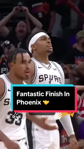A #fantasticfinish for the @San Antonio Spurs in Phoenix‼️🤯 #NBA #fantasticfinish #sanantoniospurs 