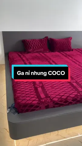 Set ga gối nỉ nhung coco siêu mềm mịn,hot hit #meimeibedding #changagoidem #ganinhung #chanlongthococo #bedding 