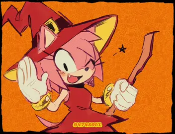 boo something i missed Halloween #sth #sonicthehedgehog #sonicfanart #sonic #amyrose #metalsonic #myart #illustration 