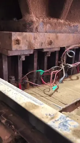 Industrial machinery in action 