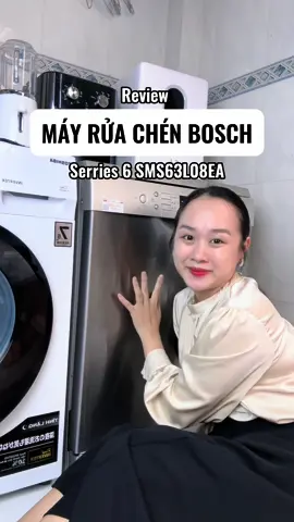 Trả lời @kunkun mẹ Coca review máy rửa chén Bosch Serries 6 SMS63L08EA ở đây nhé ạ! #embe #mevabe #mayruachen #mebimsua 