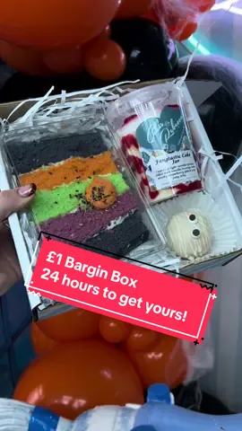 ⏰£1 Bargin Box ⏰ Offer ends midnight  We have just put this box live on our website to be dispatched tomorrow and be with you for the weekend! Everything still have 2 weeks best before date on it! Get yours now ⬇️ https://www.cakesbyrebecca.co.uk/collection/ postal-boxes/ #postal #postaltreats #barginbox #cakesbyrebecca 