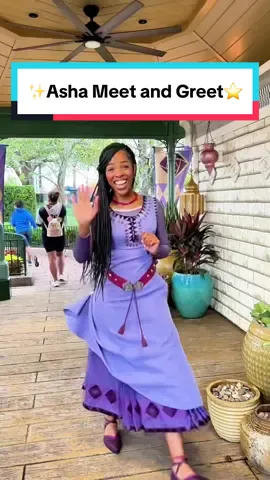 You can now meet Asha from Disney’s Wish at Epcot ✨⭐️✨ #Epcot #WaltDisneyWorld #DisneyWish #Wish #Asha #WDW #DisneyWorld #disney100 