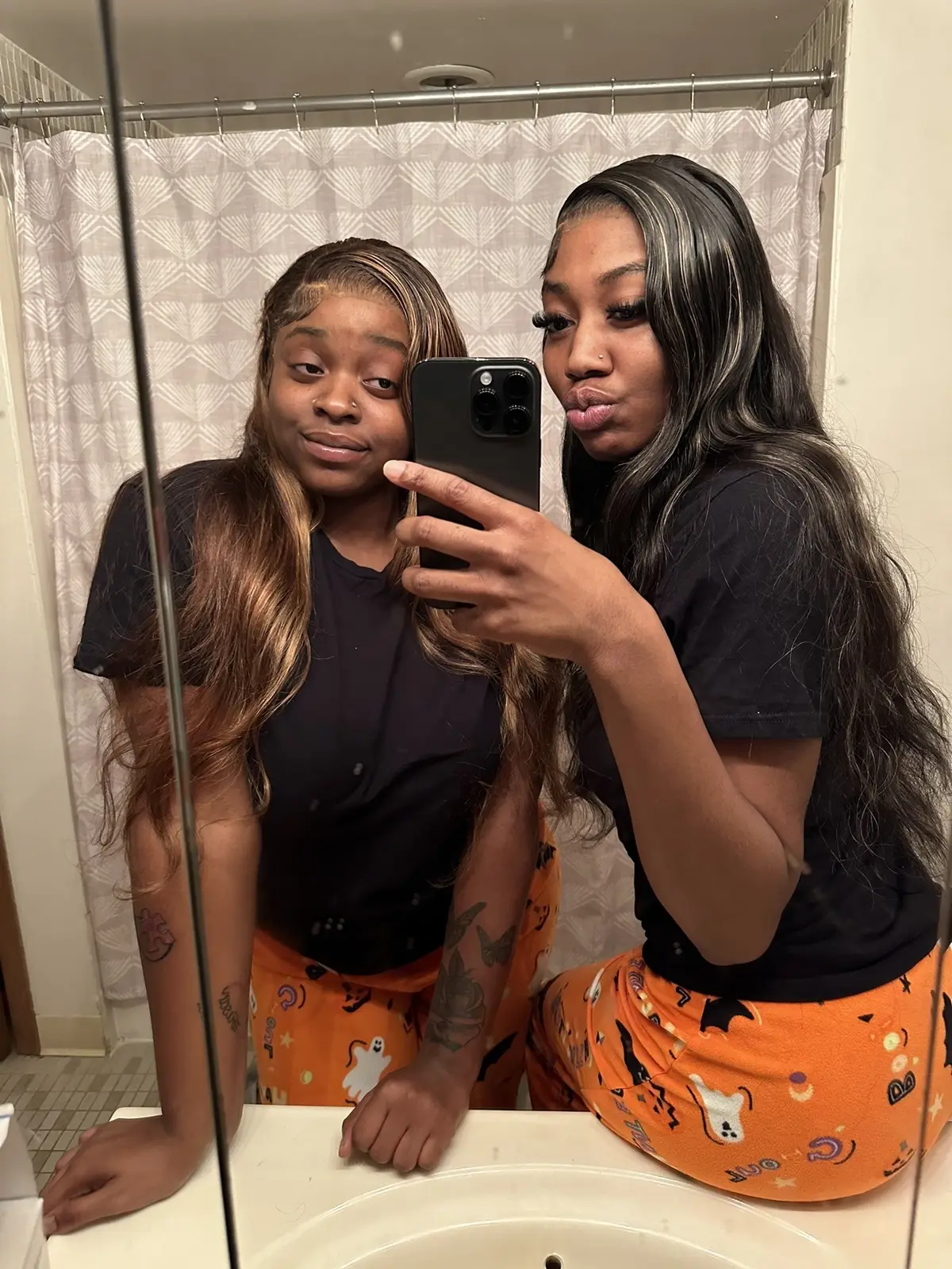 #fyp #keairis #laderia #cousins #besties #matchingpjs 