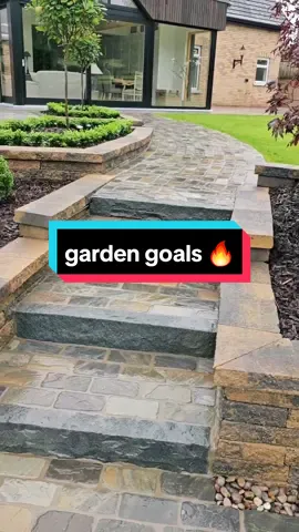 🔥 Garden goals 🔥 #fyp #foryou #gardenproject #howto #drone #dji #landscaping #construction #northernireland #gardengoals #dream #porcelain #cobbles 
