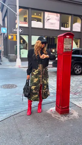 Its time to walk into November 🍁 Corset & Skirt: @Kelly Obi New York  Use my code: Lashell15 to get 15% off Happy New Month! #fallfashiontrends #fallfashioninspo #whatiwore #styleinspo #nyc #StreetStyle #bootseason #kellyobiny #camo 