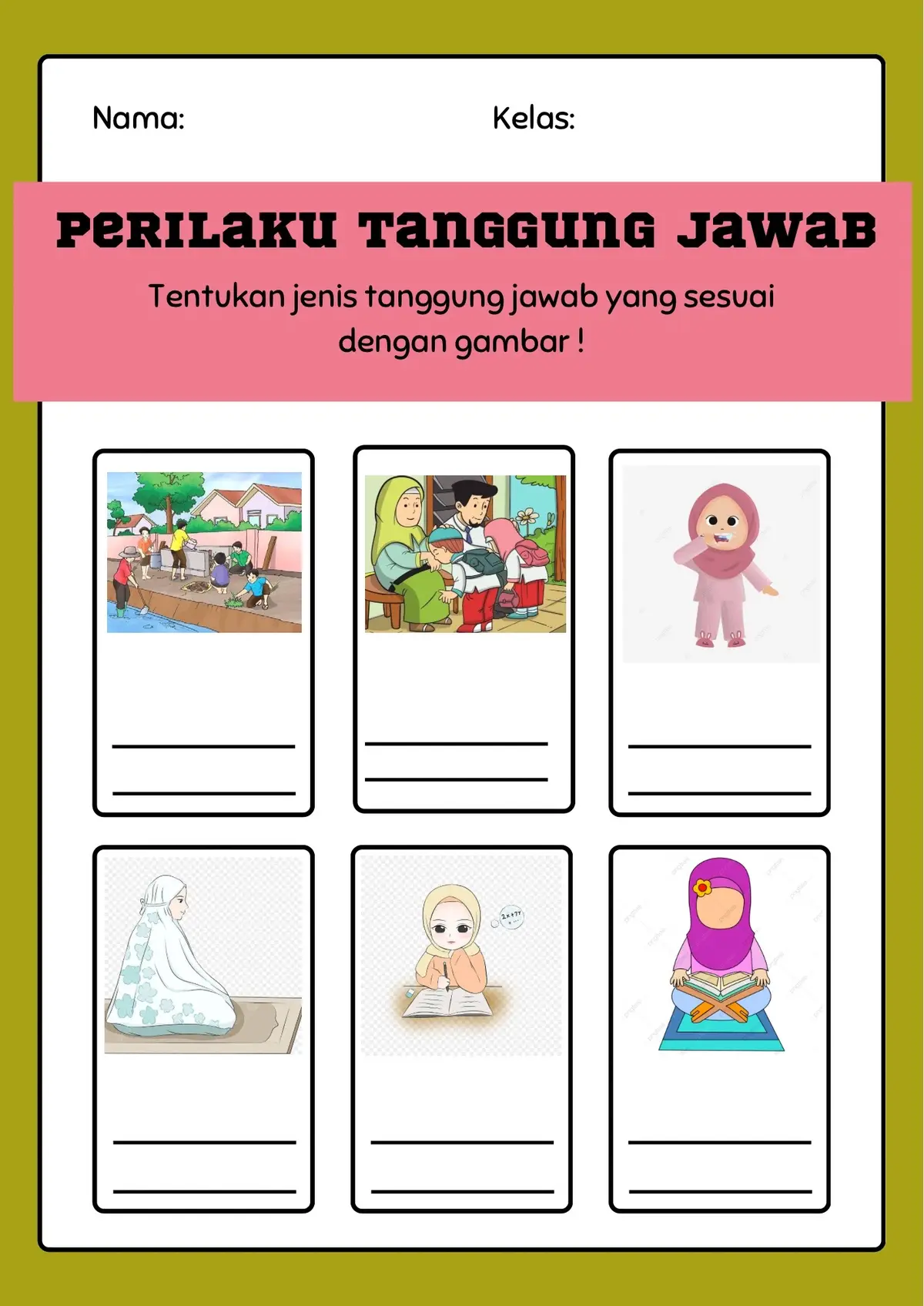 LKPD PAI Kelas 3 bab Perilaku Terpuji (Tanggungjawab dan Tawadhuk) #LKPD #gurupai #gurupaisd #gurusd #kelas3sd😅😁 
