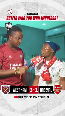 Watch Godfrey's FULL INTERVIEW ON YOUTUBE - LINK IN BIO 📺 🗣 🔥  #naijafootball #tiktoknigeria #naijatiktok #PremierLeague #levelupafrica #africanfootball WESTHAM 3-1 ARSENAL highlights