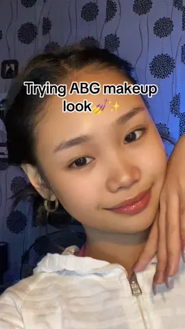 I tried🥹 #fypシ #abgmakeuplook #makeuplook 