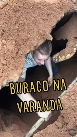 BURACO DEBAIXO DA VARANDA #viral #obra #tiktok 