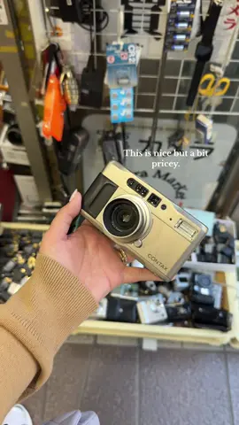 Glad I found this during our last day! Can you guess what camera I got?🤔 #film #digicam #akihabara #camerastore #tokyojapan #olympus #y2k #digitalcamera #contax #contaxtvs 
