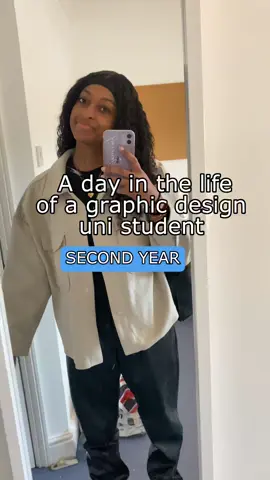 A day in the life of graphic design student and student content creator, Ashleigh 💻 #DayInTheLife #University #UniKent #Uni #GraphicDesign #Student #UniLife 