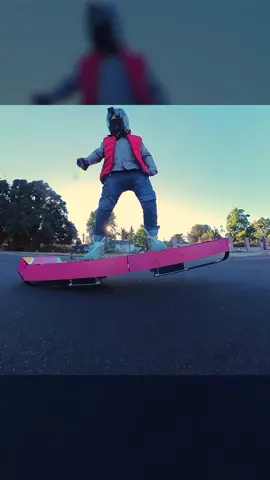 Hover board IRL 😈🛠️🛹 #hoverboard #backtothefuture #engineering #DIY 