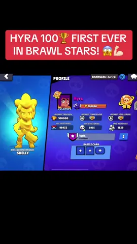 FIRST EVER 100.000🏆 TROPHIES 😱💪🏻 Congrats Hyra ✌🏻 #brawlstars #brawlstarstiktok #brawl #brawlstar #hyra #hyrabs #hyra100k #hyra100000🏆 #firstever100k #brawlstars100k 