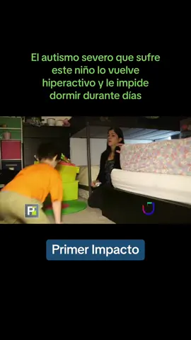 El autismo severo que sufre este niño lo vuelve hiperactivo y le impide dormir durante días #primerimpacto #telemundo #noticias #trending 
