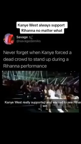 Kanye West really supported Rihanna, I'm glad that he did that bc everyone was suppose to be up screaming and shouting 😭🤩 📸 video credit to @bournetovibe #rihanna #kanyewest #rihannakanyewest #rihannawherehaveyoubeen #rihannawork #rihannaperformance #fenty #rihannafenty #fentybeuty #fentyskin #callmewheneveryourlonely 