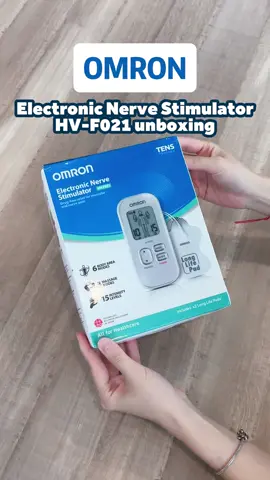 Discover this device to relieve your muscle ache in just 15 minutes. OMRON Nerve Stimulator HV-F021 is here! #OMRON #TENS #massager #painrelief #musclesache 