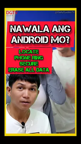 Paano mahahanap ang Nawawalang Cellphone | How to easily Locate your Lost Phone #LostDevice #LocateCellphone #LocateLockEraseAllFiles #FindDevice #SendMessagePhoneNumberToYourLostDevice #DailyGuidesTV #Ernanshea #Fyp #foryou 