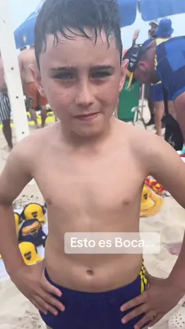 Benjamin Kohan representa la pasion por Boca.  #bocajuniors #aguanteboca #vamosboca #boca #copalibertadores #fluminense #la12 #xeneize 