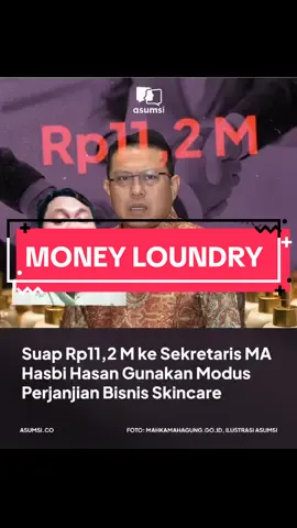 Kalo tiba-tiba kaya mendadak sih patut dicurigain hartanya dapat dari mana. #moneyloundry #sekretaris #suap  #mahkamahagung #skincare #bisnis 