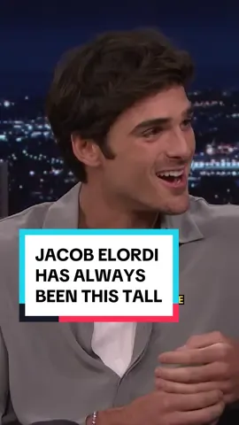Yes, Jacob Elordi has always been this tall. #FallonTonight #JacobElordi 