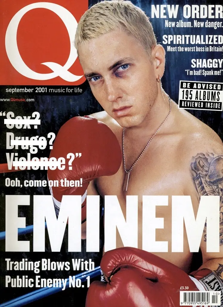 SETEMBER 2001 - EMINEM, NEW ORDER, SPIRITUALIZED #eminem #foryou 