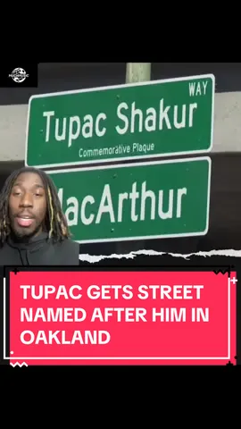 #Tupac gets a street named after him in #Oakland, #California.  MacArthur Blvd between Van Buren and Grand Avenue is now called #TupacShakurWay 🔥 #TupacShakur #2Pac  [via 2PAC/X]