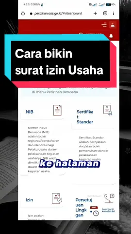 Membalas @seeyantea Cara bikin surat izin usaha #nomorindukberusaha #suratizinusaha#OSS  #carabikinsuratizinusaha #perizinanusaha #tiktokerpemula #longersvideo 