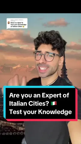 Replying to @Antonio Benina Test Your Knowledge Of Italian Cities 🇮🇹 #italian #italy #visititaly #italia 