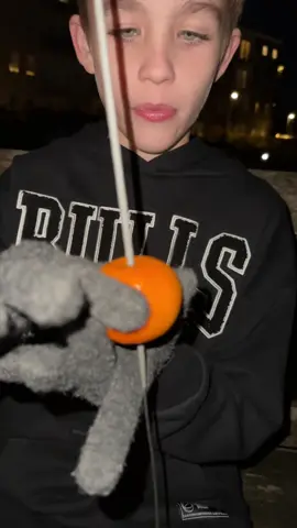 Kid Puts An Orange On A Sparkler 