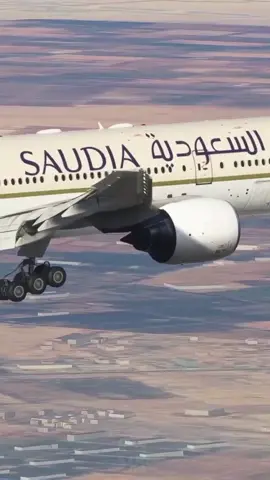 SauDia Arabian Airlines 💝#foryoupage #Landing #saudiarabia #airlines 