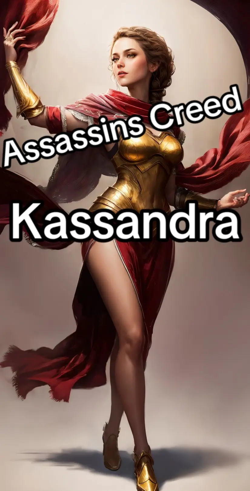 artistic style - Kassandra | Assassins Creed #assassinscreed #anime #mashup #midjourney #aiart #fy #fyp #foryou 