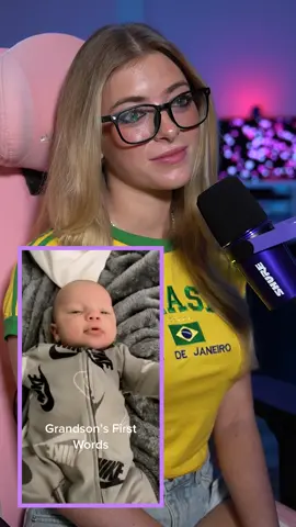Guess What's His First Word❓#funny #reaction #rileymaelewis #rileymae 