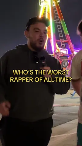 Who’s The WORST Rapper Of ALL-TIME? 🧐 #ChooseOne #Worst #AllTime #MusicTaste #RapQuiz #PlayboiCarti #6ix9ine #RapTok #NFRPodcast #FYP #RollingLoud #WorstEver #PickOne #RapPodcast 