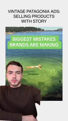 Vintage patagonia ads are a masterclass in good marketing #greenscreen #patagonia #marketing #creativedirector 