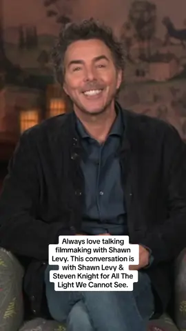 From my interview with Shawn Levy & Steven Knight for ALL THE LIGHT WE CANNOT SEE. #shawnlevy #allthelightswecannotsee #stevenknight #deadpool #edskrein 