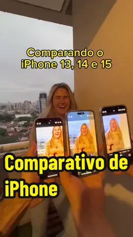 E ai vale a pena trocar? Comparando o iPhone 13 Pro com o 14 Pro e o 15 Pro. #dicadeiphone #comparativodeiphone #cameradoiphone #masterclassbr 