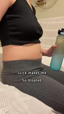 Any guesses what juice it is??? HINT: theres a LOT of added sugar… thats probably why im so addicted…🤭 #foodbaby #pregnancy #bellystuffing #feedee #feedism #vore 
