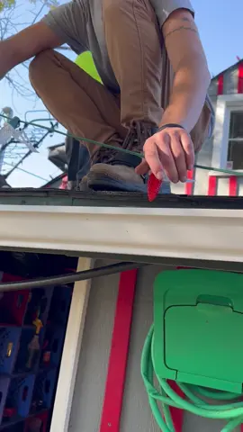 Installing C9 Christmas Lights on the roof! Watch this installation video and learn the fastest way to hang and install christmas lights. If you are interested in having your property professional decorated for Christmas, please give the professionals at #indychristmaslightpros a call this fall.  We do interior and exterior decorating.  You can reach us at 317-608-6535 or you can visit us online at https://www.indychristmaslightpros.com #christmas #christmaslights #christmastiktok #DIY #indianapolis #installation #christmasvibes
