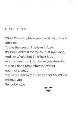STAY #fyp #fypシ #fyppppppppppppppppppppppp #lipsync #lyrics #viral #justinbieber #drunk 