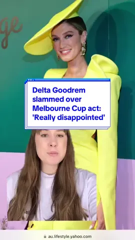 #DeltaGoodrem slammed over #MelbourneCup act 🐎 #deltagoodremfan #melbournecupday #melbcup #melbournecup2023 #australia #nuptothecup #yahooaustralia 