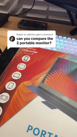 Replying to @sabrina.ugh  A look at Arzopa and Itriview Portable Displays