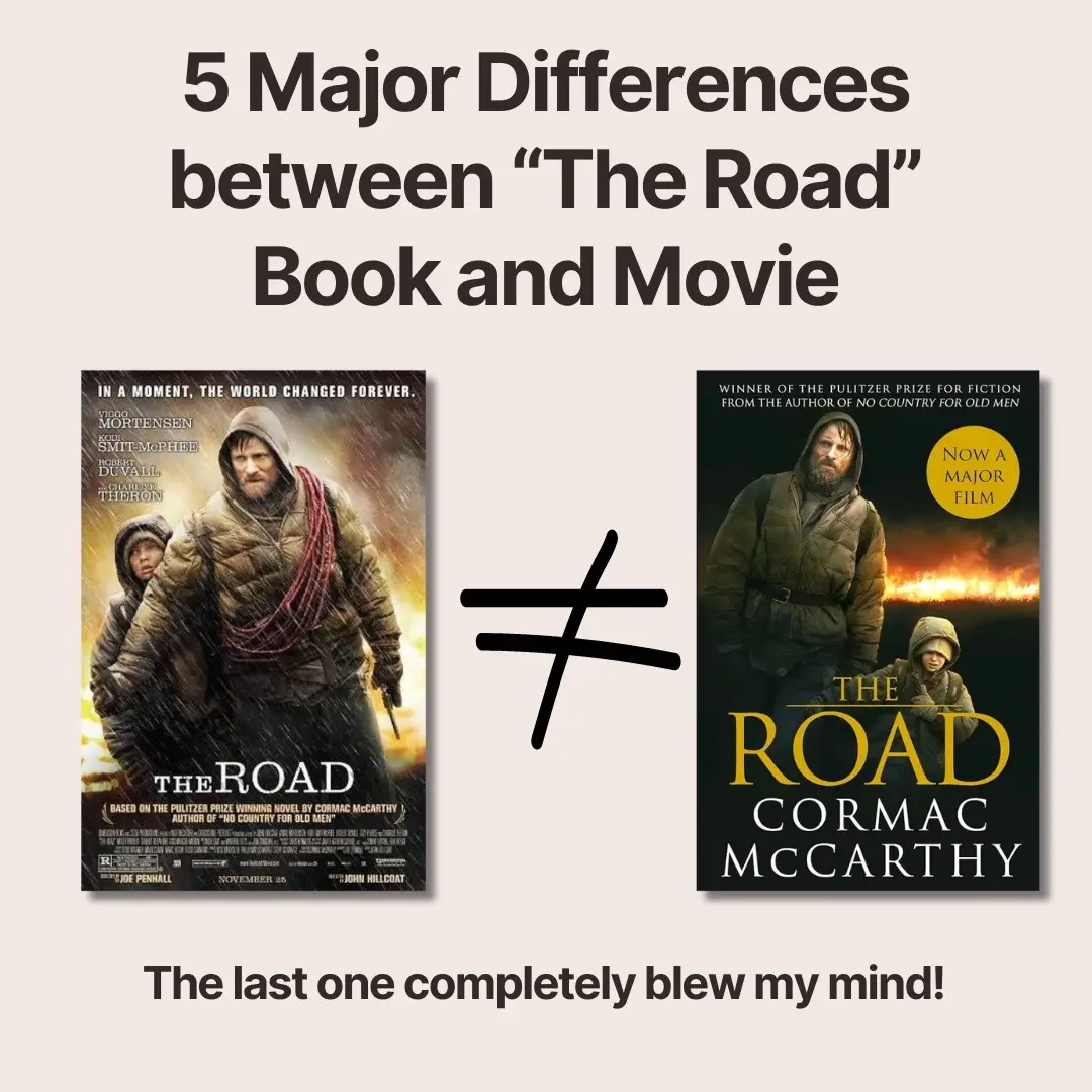 Book or Movie what do you prefer? #book #movie #film #theroad #cormacmccarthy #comparison 